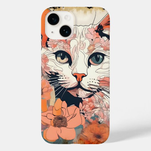 アートな猫 Case-Mate iPhoneケース (裏面)