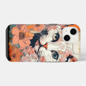 アートな猫 iPhoneケース (裏面横)