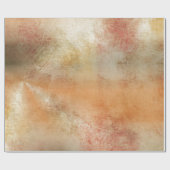 アートな秋の抽象芸術 ラッピングペーパー (フラット)