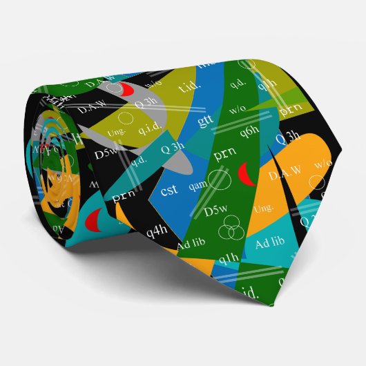 アートな薬剤師の省略のタイの抽象芸術19 ネクタイ (ロール)