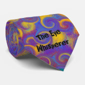 アートな視力検査表の検眼医のアートな紫色 ネクタイ (ロール)