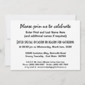 アートな観覧車 招待状 (裏面)