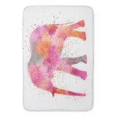 アートな象 バスマット (正面縦)