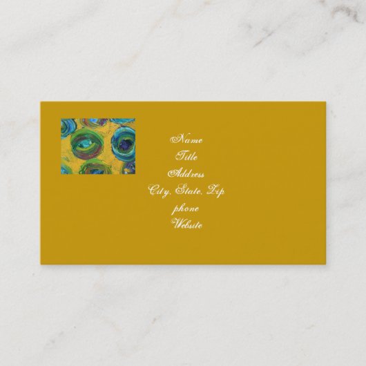 アートな3名刺 名刺 (正面)