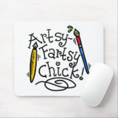 アートなFartsyひよこ マウスパッド (マウス)