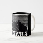 アートなmontaukのコーヒー・マグ ツートーンマグカップ (正面右)