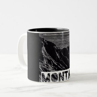 アートなmontaukのコーヒー・マグ ツートーンマグカップ