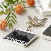 アートなmontaukのkeychain キーホルダー (側面)