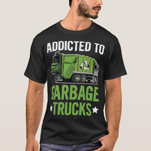 アートのためのガベージトラック引用文中毒 Tシャツ (正面)