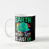 アートのない地球はただのエッ ヘンリー お笑い芸術家 画家 コーヒーマグカップ (左)