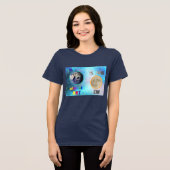 アートのない地球は、 トライブレンドＴシャツ (正面全面)