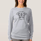 アートのない地球はEHおもしろい引用文 Tシャツ (正面)