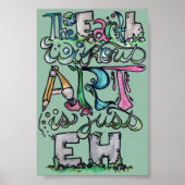アートのない地球はEHだ ポスター (正面)