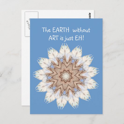 アートのない地球はEHだ!引用文 ポストカード (正面/裏面)