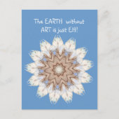 アートのない地球はEHだ！引用文 ポストカード (正面)