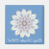 アートのない地球はEHだ!引用文 マグネット (正面)