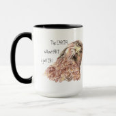 アートのない地球はEH、おもしろい引用文 マグカップ (左)