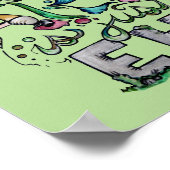 アートのない地球はEH「アート先生」アート ポスター (角)