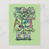 アートのない地球はEH「アート先生」 シーズンポストカード (正面)