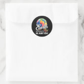 アートのない地球はEh Earth Day Planet Art ラウンドシール (バッグ)