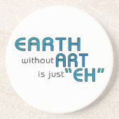 アートのない地球 コースター (正面)