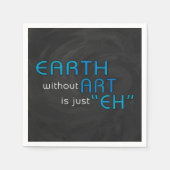 アートのない地球 スタンダードカクテルナプキン (正面)