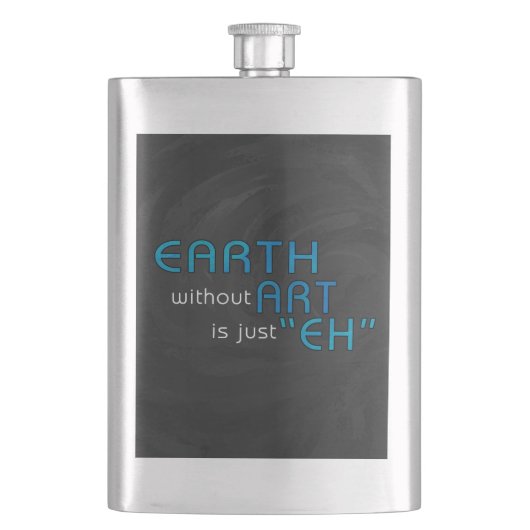 アートのない地球 フラスク (正面)