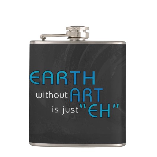 アートのない地球 フラスク (正面)