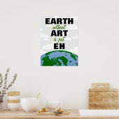 アートのない地球 ポスター (キッチン)