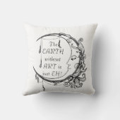 アートのない地球EH感動的引用文 クッション (裏面)