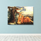 アートのエブリン・ド・モーガンビクトリアンが地球に キャンバスプリント (インサイチュ (ウッドフロア))