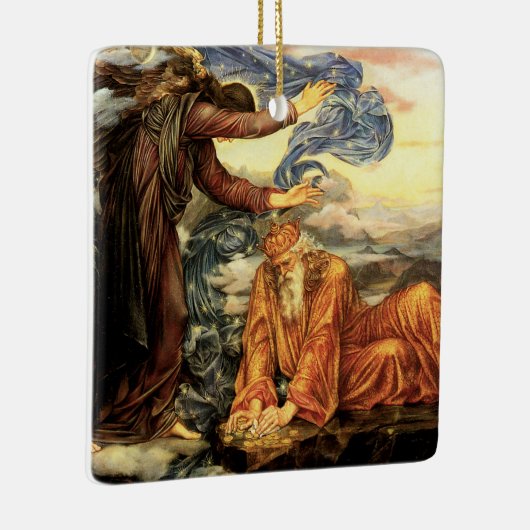 アートのエブリン・ド・モーガンビクトリアンが地球に セラミックオーナメント (右)