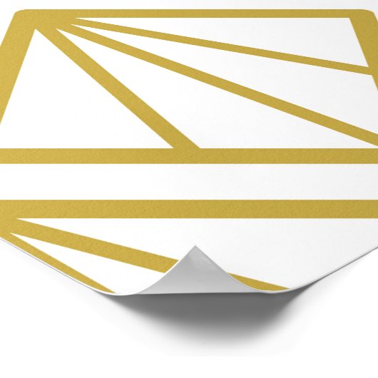 アートのデコ背景。アート,デコ,パターン,ヴィンテージ, ポスター (角)