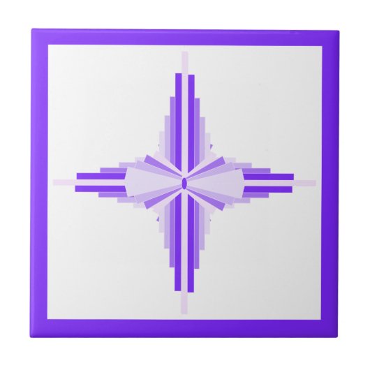 アートのデコ要素の深いと軽いプリン タイル (正面)