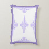 アートのデコ要素の薄紫と紫 アクセントクッション (裏面(縦))