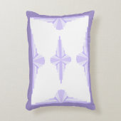 アートのデコ要素の薄紫と紫 アクセントクッション (正面(垂直))