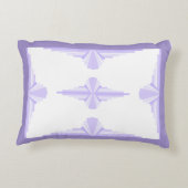 アートのデコ要素の薄紫と紫 アクセントクッション (裏面)