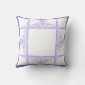 アートのデコ要素を薄紫&パープルクッション クッション (裏面)