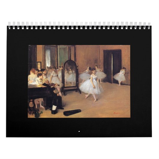 アートのバレエ，ダンスカレンダー， Degas,ルノアール カレンダー (カバー)