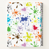 アートのパーソナライズ ノートブック (裏面)