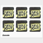 アートのプリント スクエアシール (シート)