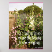 アートのポスターを見る美しいが嬉しい ポスター (正面)