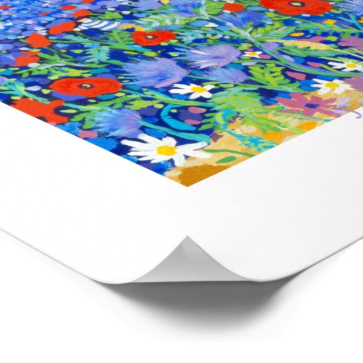 アートのポスター:蜂蜜のための花、プロヴァンス。カイランヌ ポスター (角)