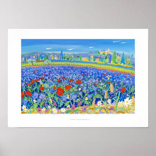 アートのポスター:蜂蜜のための花、プロヴァンス。カイランヌ ポスター (正面)