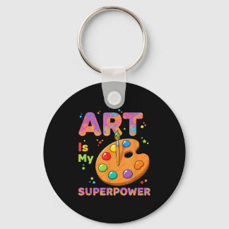 アートの先生 - アートはわたしのすごい力 芸術の先生 描く キーホルダー