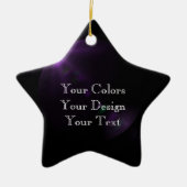 アートの追加 – 独自のアートを作成 セラミックオーナメント (正面)