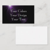 アートの追加 – 独自のアートを作成 名刺 (正面/裏面)