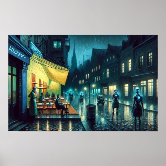 「アートはいらない」(カフェテラスノワール) ポスター (正面)