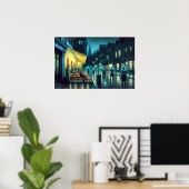 「アートはいらない」(カフェテラスノワール) ポスター (ホームオフィス)