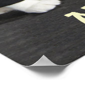 アートはおもしろい猫 ポスター (角)